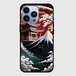Чехол для iPhone 13 Pro Футуристическая японская иллюстрация, цвет: 3D-черный