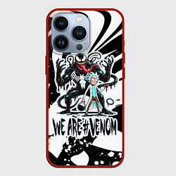 Чехол для iPhone 13 Pro Rick Sanchez - we are Venom meme, цвет: 3D-красный