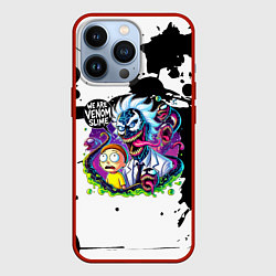 Чехол для iPhone 13 Pro Venom-Rick and Morty - blots, цвет: 3D-красный
