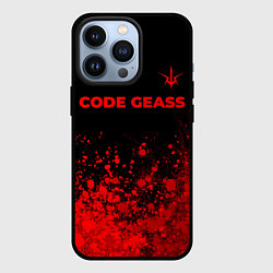 Чехол для iPhone 13 Pro Code Geass - red gradient посередине, цвет: 3D-черный