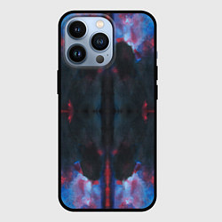 Чехол для iPhone 13 Pro Тай-дай космос, цвет: 3D-черный