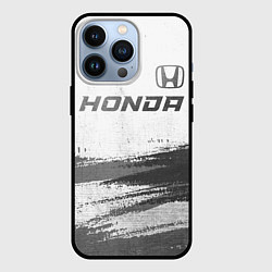 Чехол для iPhone 13 Pro Honda - white gradient посередине, цвет: 3D-черный