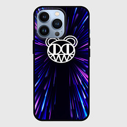 Чехол для iPhone 13 Pro Radiohead neon energy, цвет: 3D-черный