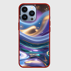 Чехол для iPhone 13 Pro Космическая краска, цвет: 3D-красный