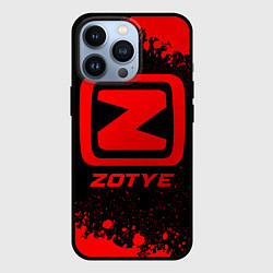 Чехол для iPhone 13 Pro Zotye - red gradient, цвет: 3D-черный