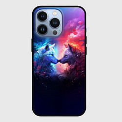 Чехол для iPhone 13 Pro Любовь хищников, цвет: 3D-черный