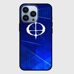 Чехол для iPhone 13 Pro Ozzy Osbourne blue poly, цвет: 3D-черный