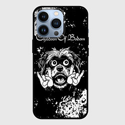 Чехол для iPhone 13 Pro Children of Bodom рок пес, цвет: 3D-черный