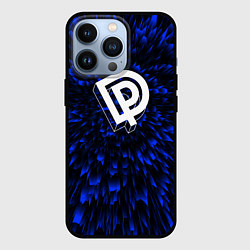 Чехол для iPhone 13 Pro Deep Purple blue energy, цвет: 3D-черный