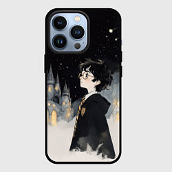 Чехол iPhone 13 Pro Гарри Поттер в черной мантии