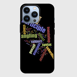 Чехол для iPhone 13 Pro Переводчик, цвет: 3D-черный