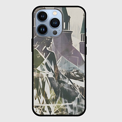 Чехол для iPhone 13 Pro Отпечаток силуета, цвет: 3D-черный