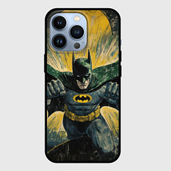 Чехол iPhone 13 Pro Бэтмен с поднятыми кулаками