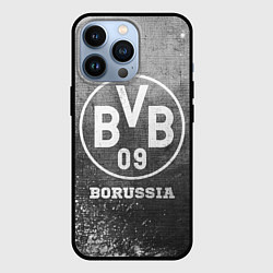 Чехол для iPhone 13 Pro Borussia - grey gradient, цвет: 3D-черный