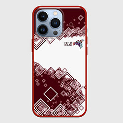 Чехол для iPhone 13 Pro Сноуборд горы зовут, цвет: 3D-красный