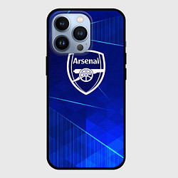 Чехол для iPhone 13 Pro Arsenal blue poly, цвет: 3D-черный
