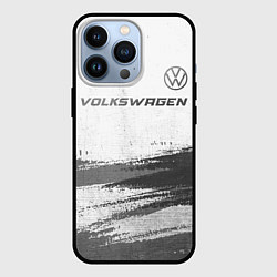 Чехол для iPhone 13 Pro Volkswagen - white gradient посередине, цвет: 3D-черный