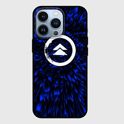 Чехол для iPhone 13 Pro Ghost of Tsushima blue energy, цвет: 3D-черный
