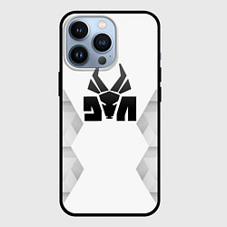 Чехол для iPhone 13 Pro Die Antwoord white poly, цвет: 3D-черный