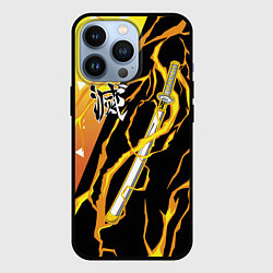 Чехол для iPhone 13 Pro Zenitsu Agatsuma - Kisatsutai, цвет: 3D-черный