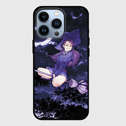 Чехол для iPhone 13 Pro Веселая ведьма летит на шабаш, цвет: 3D-черный
