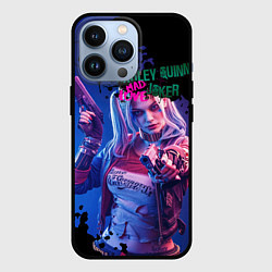 Чехол для iPhone 13 Pro Харли и Джокер love, цвет: 3D-черный