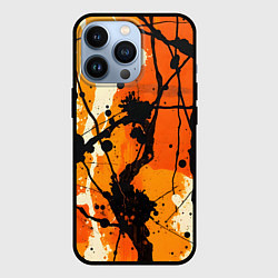 Чехол для iPhone 13 Pro Танец красок, цвет: 3D-черный