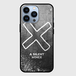 Чехол для iPhone 13 Pro A Silent Voice - grey gradient, цвет: 3D-черный