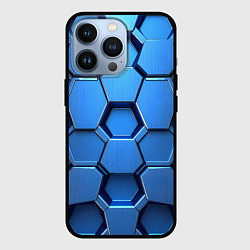 Чехол для iPhone 13 Pro Синий бронежилет, цвет: 3D-черный