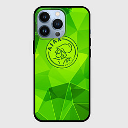 Чехол для iPhone 13 Pro Ajax green poly, цвет: 3D-черный