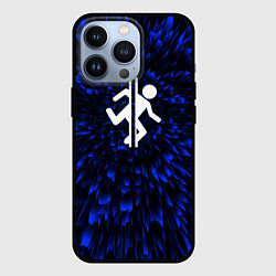 Чехол для iPhone 13 Pro Portal blue energy, цвет: 3D-черный