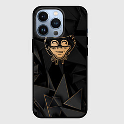 Чехол для iPhone 13 Pro Poppy Playtime golden poly, цвет: 3D-черный