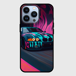 Чехол для iPhone 13 Pro БМВ граффити стиль, цвет: 3D-черный