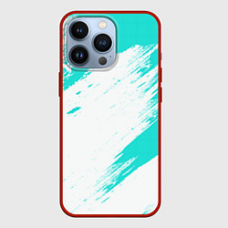 Чехол iPhone 13 Pro Color white light blue
