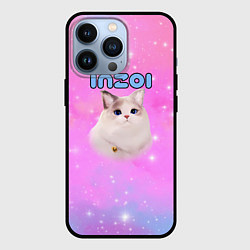 Чехол для iPhone 13 Pro Inzoi розовый фон, цвет: 3D-черный
