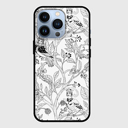 Чехол для iPhone 13 Pro Птицы Сирин, цвет: 3D-черный