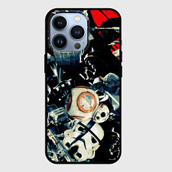 Чехол для iPhone 13 Pro Звездные войны персонажи, цвет: 3D-черный