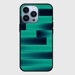 Чехол для iPhone 13 Pro Color light blue square, цвет: 3D-черный