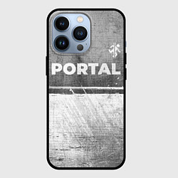 Чехол для iPhone 13 Pro Portal - grey gradient посередине, цвет: 3D-черный