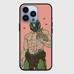 Чехол для iPhone 13 Pro Палач рока с кроликом, цвет: 3D-черный
