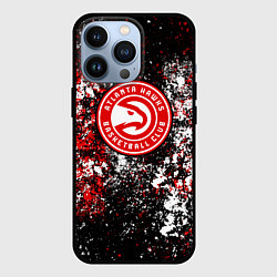Чехол для iPhone 13 Pro Atlanta Hawks, цвет: 3D-черный