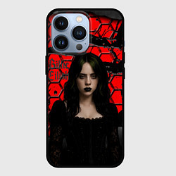 Чехол для iPhone 13 Pro Билли Айлиш готический образ, цвет: 3D-черный