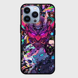 Чехол для iPhone 13 Pro Стиль Cyberpunk, цвет: 3D-черный