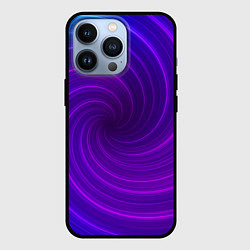 Чехол iPhone 13 Pro Фиолетовая спираль
