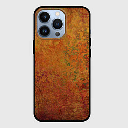 Чехол для iPhone 13 Pro Абстракция - dark red old wall, цвет: 3D-черный