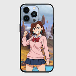 Чехол для iPhone 13 Pro Сиратори Айра злая - Дандадан, цвет: 3D-черный