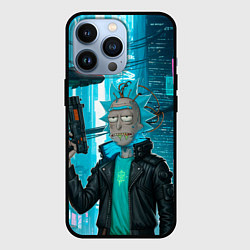 Чехол для iPhone 13 Pro Рик-киберпанк, цвет: 3D-черный