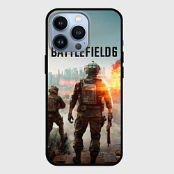 Чехол для iPhone 13 Pro Солдаты из Battlefield 6, цвет: 3D-черный