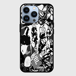 Чехол для iPhone 13 Pro Monster energy black sticker, цвет: 3D-черный