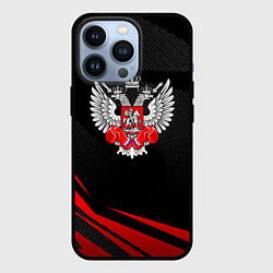 Чехол для iPhone 13 Pro Федерация бокса - красный спорт, цвет: 3D-черный